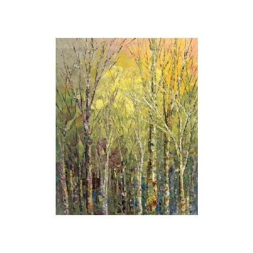 Hand Painted Oil Painting Canvas Art home decoration Landscape Oil Paintings on Canvas Alluring Song