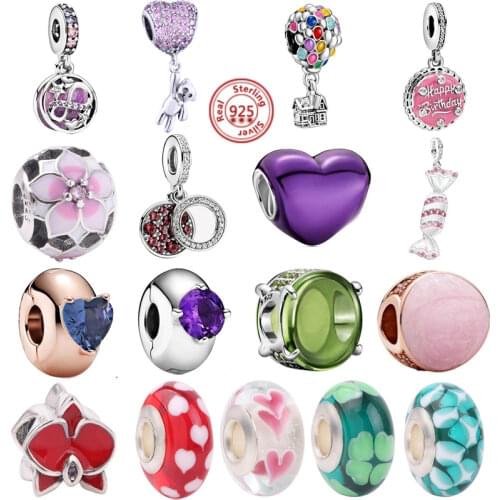 Selling 2021 New 925 Sterling Silver kitten Hanging Bear Fawn Charm Candy Toy Bead Fit Original Pandora Bracelets DIY Jewelry