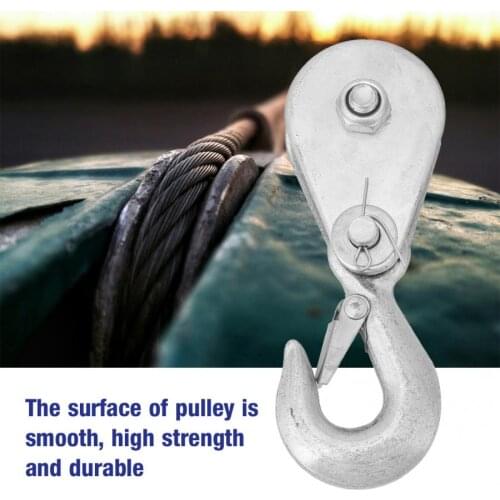 Pulley 1Pcs High Strength Steel Single Wheel Lifting Rope Pulley Block pulley block