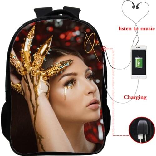 Boys Girls Eva Queen Print School Bag Backpacks Students Kids Bookbag Eva Queen 3d Teenager Bookbag Usb Charging Backpack Bag