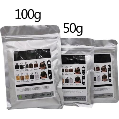 100g Hair Fibers Keratin Thickening Spray Hair Building Fibers 27.5g Loss Products Instant Wig Regrowth Powders Replacement Set