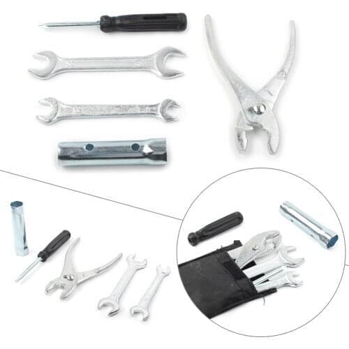 Motorcycle Spark Plug Spanner Wrench Plier Socket Kit W/ Storage Pocket For Honda CBR 600 F2 F3 F4i 400 250R 300R 500R 600F 650F