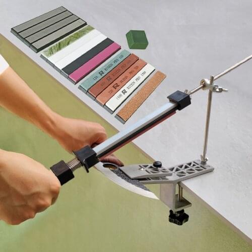 Knife sharpener Fixed angle sharpener sharpening stone sets oil stone whetstone Natural knife sharpener sharpening stone leather