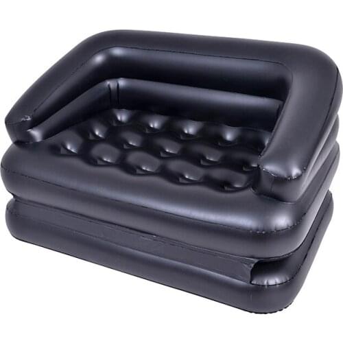 Household convenient inflatable sofa thickened folding air cushion sofa bed multifunctional outdoor folding inflatable sofa