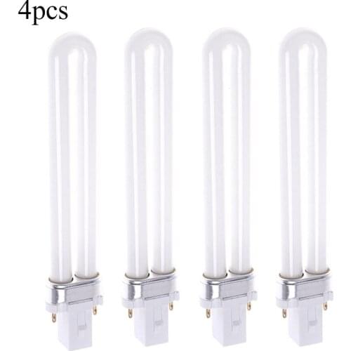 UV LED Lamp Tube Light Bulb 9W Curing Lamp Replacement Double Light Source for Nail Art Dryer