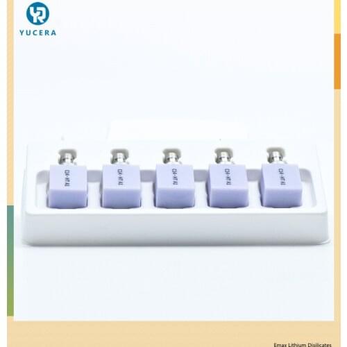 Yucera C14-HT High Translucent Dental Lithium Dislicate Blocks Emax Glass Ceramic Block for Dental Lithium Dislicate
