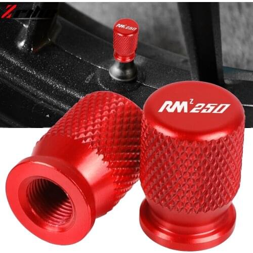 Aluminum Tire Valve Caps Wheel Tires Valves Tyre Stem Air Caps Airtight Covers For Suzuki RMZ250 2005-17 2021 RMX450Z 2010-2011