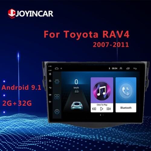 9'' 2din Android 9.1 Car Radio Multimedia Player GPS Navigation Stereo WIFI FM BT Mirror Link For Toyota RAV4 2007-2011 2G+32G