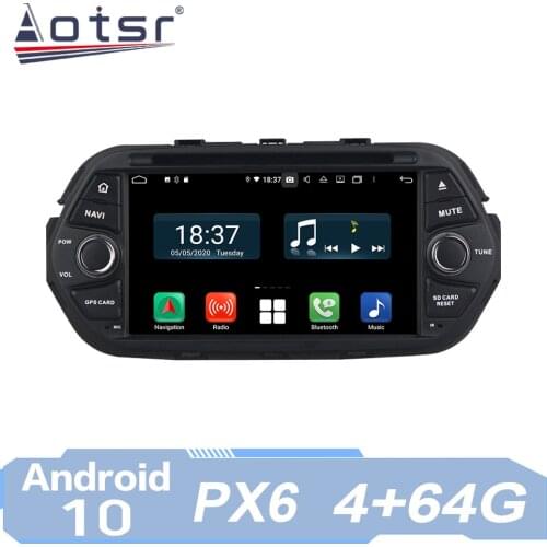 AOTSR Car Radio Auto Android 10 For Fiat Tipo Egea Dodge Neon 2015 - 2018 GPS Navigation Multimedia Player Carplay PX6 AutoRadio