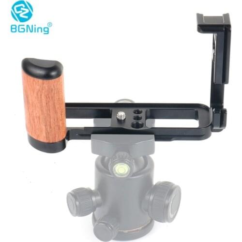BGNing Quick Release L shape Plate Holder Mount Adapter Hand Grip Tripod Bracket for Fujifilm XT200 X-T200 for FUJI X100V Camera