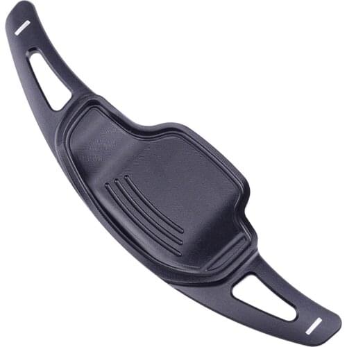 Black Aluminum Alloy Steering Wheel Shifters Shift Paddle Extension Car 18x5.2 cm Fit for Chevrolet Camaro 2012 2013 2014 2015