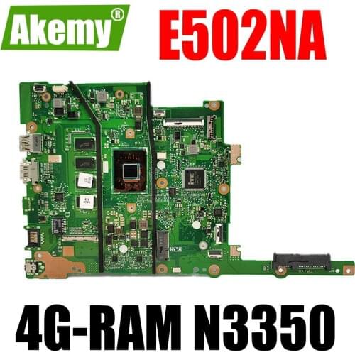 JIANSU 90NB0DI0-R00020 Laptop motherboard For E502N E502NA E402N E402NA E402NAS E502NAS mainboard W/ 4G-RAM N3350