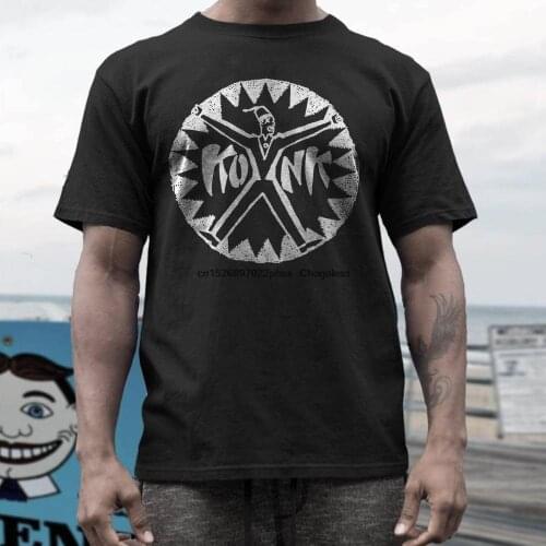 Konk T shirt screen print short sleeve shirt cotton