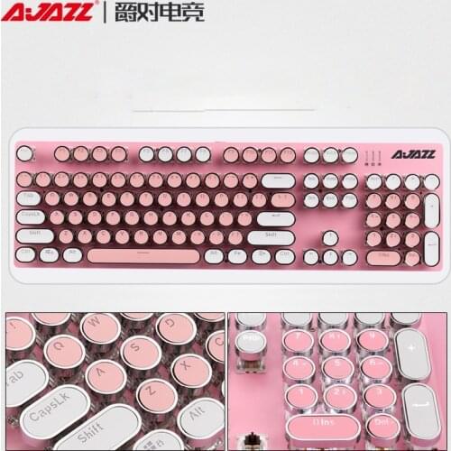 Gaming Mechanical Keyboard AJAZZ Brown/Black/Red/Blue Switches Anti-ghosting N-key Backlit Keyboard