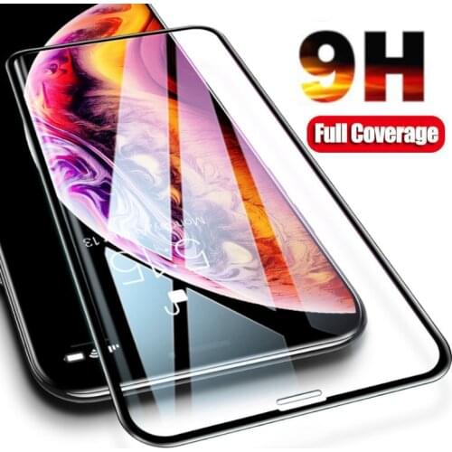 Full Curved Protective Glass On For iPhone 11 12 Pro XS Max X XR Screen Protector For iPhone SE 2020 6S 7 8 Plus Tempered Glass