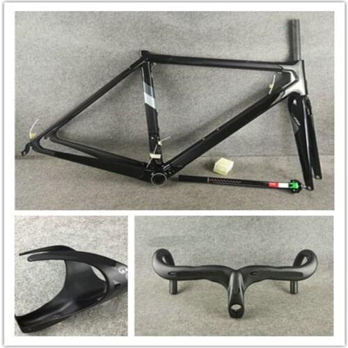 Customize Logo C64 BOB Road Carbon Bike Frame + BOB Road Handlebar Carbon Bottle Cages