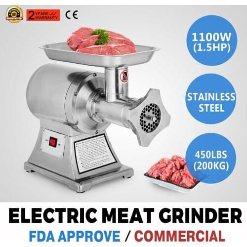 COMMERCIAL/HOME ELECTRIC MEAT GRINDER/MINCER Sausage filler Maker 1100W POWER