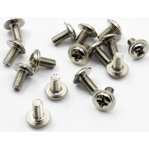 Mcsher 50 Pcs M3 x 1/4 Inches Long PC Mounting Computer HDD SSD Motherboard Standoff Screws