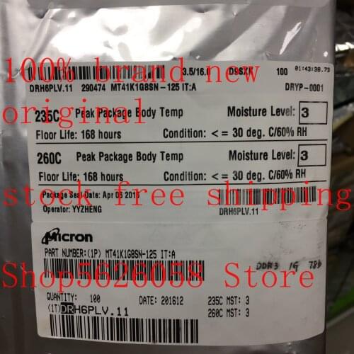 MT41K1G8SN-125 IT:A D9SXK BGA 100% new original 1PCS/LOT STOCK