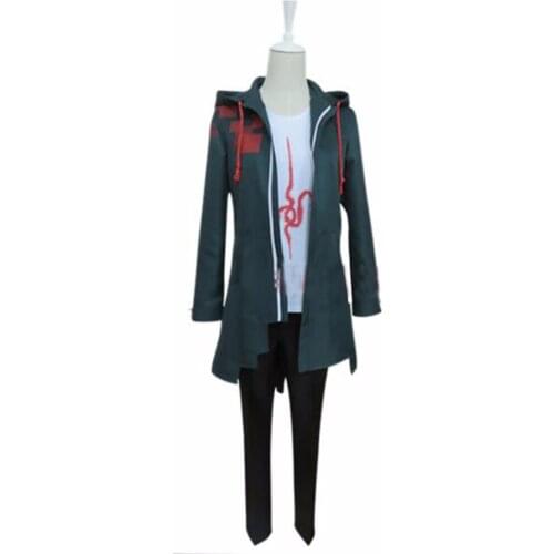 2020 Dangan Ronpa Nagito Komaeda Cosplay Green Mens Danganranpo Cosplay Costume