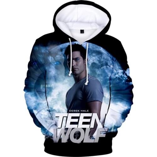 New Casual Derek Hale 3D Hoodies Men/women Autumn Winter Fashion Harajuku Mens Hoodie 3D Print Derek Hale Sweatshirts