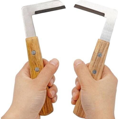 Cattle Horses Hoof Cutter Goat Sheep Pig Livestock Hoof Knife Right/Left Hand Animal Foot Pruning Tools Veterinary Supplies