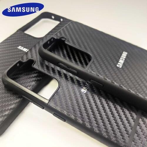 SAMSUNG S21 Ultra Phone Cover Carbon Fiber Case Thin Luxury Full Protective Back Shell For GALAXY S21 S20 FE Note 20 Ultra Plus