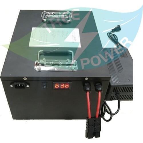 Waterproof 72v 45ah lifepo4 battery lithium BMS for 4000w inverter bicycle bike scooter Forklift power supply EV + charger