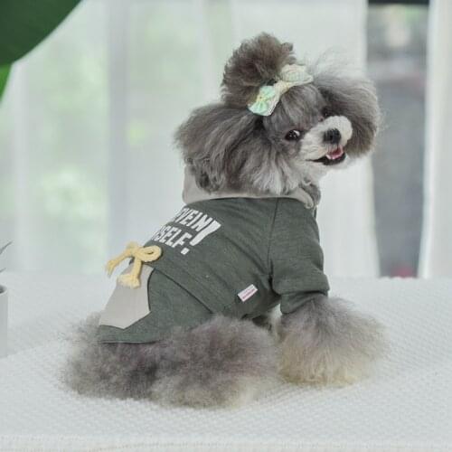 Winter Pet Dog Clothes Cotton Thicker Warm Jacket Hooded Jacket Cotton Thick Warm Chihuahua Puppy Autumn Winter