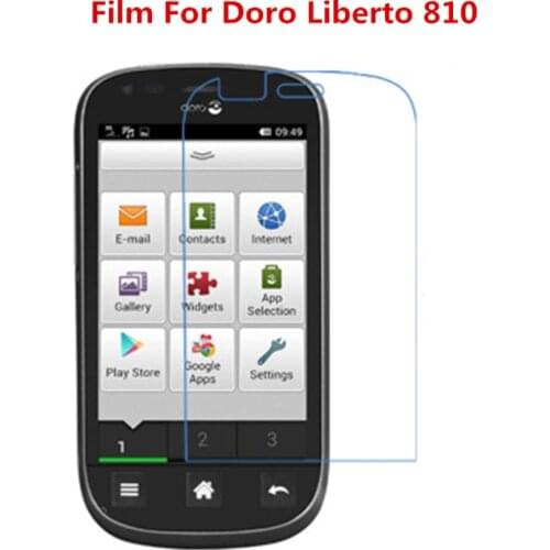 1/2/5/10 Pcs Ultra Thin Clear HD LCD Screen Protector Film With Cleaning Cloth Film For Doro Liberto 810