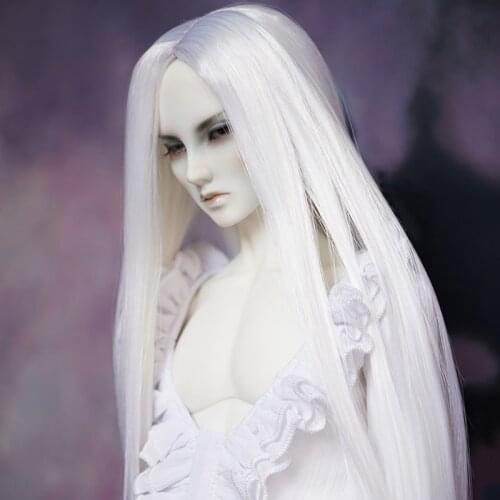 1/3 1/4 1/6 New Arrival Bjd SD Doll White Wig High Temperature Wire For BJD Hair Wig