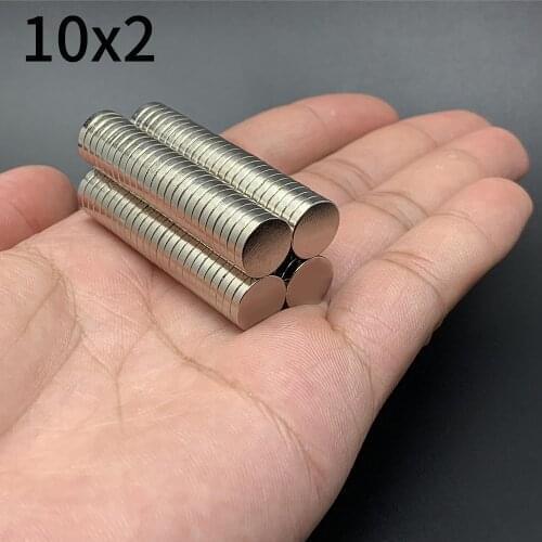 10/30/60/100Pcs 10x2 Neodymium Magnet 10 x 2 N35 NdFeB Round Super Powerful Strong Permanent Magnetic imanes Disc