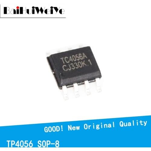 10PCS/LOTE TP4056 4056E TC4056A TP4056E SOP8 Operational SOP-8 SMD New Original IC Amplifier Chipset Good Quality