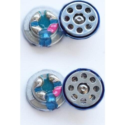 2 pcs/lot 10mm 32 ohm Headphone Driver Unit DIY 3 Way balanced In Ear Earphone Loudspeakers Composited Pure Titanium Diaphragm