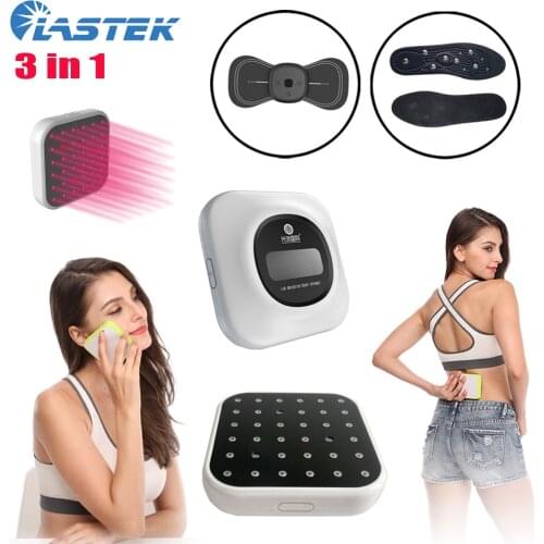 LASTEK 36 Laser Probes Pain Relief Therapy Device with 2 Gifts 808nm Laser Protect Goggles and Vacuum Cupping Scraping Massager