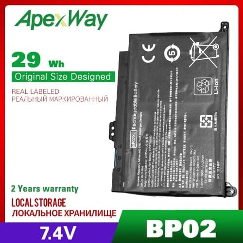 7.4v battey for HP Pavilion Notebook PC 15 849569-543 849909-850 BP02XL BP02041XL HSTNN-LB7H HSTNN-UB7B