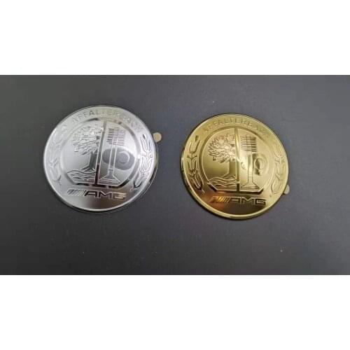 3D Car Modified Metal Multimedia Knob Trims Cover Decals Emblem Badge Sticker Centre Apple Tree Affalterbach Name Plate