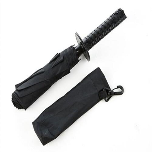 Free Shipping Umbrella Rain Women Windproof Katana Sword Luxury Foldable Black Personalized Parasolka Designer Umbrellas E6