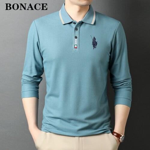 BONACE Men's Long Sleeve T-Shirts