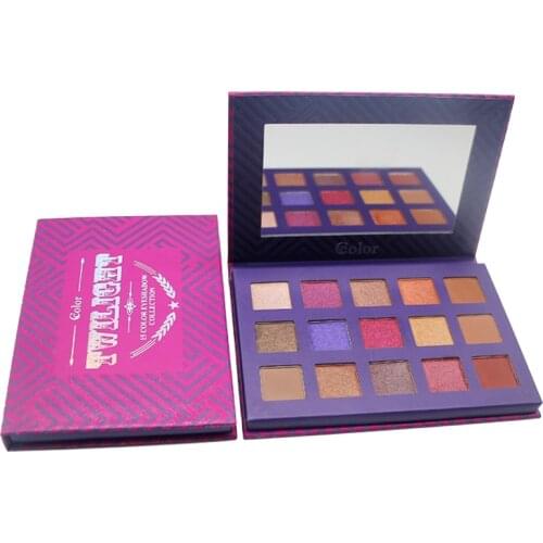 CcolorEyeshadow Palette Holographic Shiny Matte Glitter Pigment Eye Shadow Pallete Metallic Diamond Makeup Palette