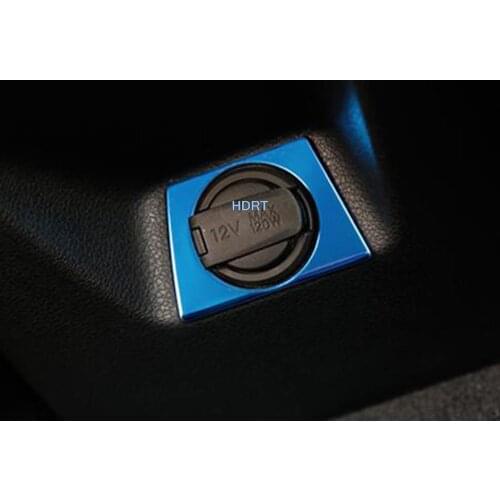 For Hyundai IX35 2018 2019 Car Armrest Rear USB Charger Frame Sticker Cover Trim Moulding Interior Accessory Stainless Steel