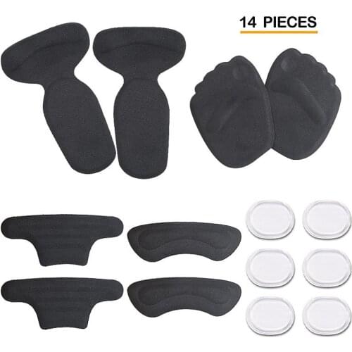 Heel Grips High Heel Pads Heel Inserts High Heel Forefoot Cushion Blister Prevention Insoles Anti Slip Heel Shoe Insertsr Women