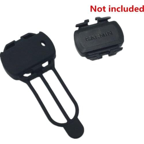 Caso protetor genérico da pele do gel da bicicleta para o sensor da cadência de garmin, bryton, magene computador sensor preto c