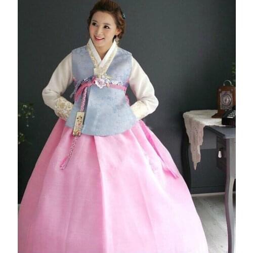 Hanbok Dress Custom Made Korean Traditional Woman Hanbok Korean National Costume