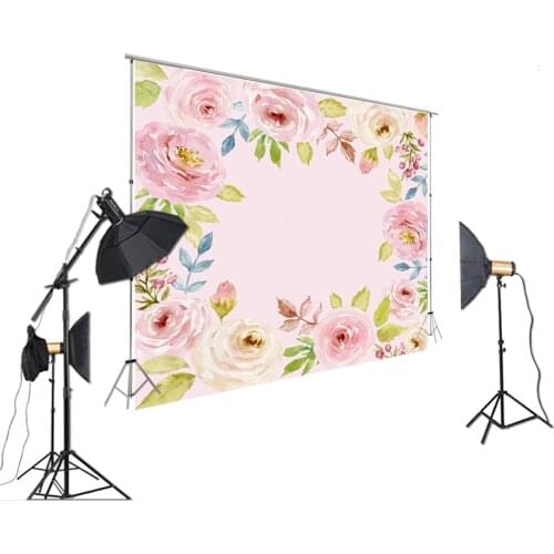 HUAYI Photography Backdrop Flower Summer Photo Background Birthday Wedding Photo Booth Baby Shower XT-7135