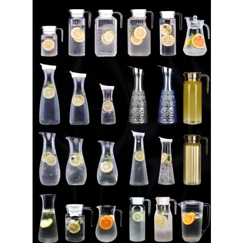 Cold water pot cold water pot household plastic PC acrylic heat-resistant transparent Restaurant Bar beverage juice pot bottle