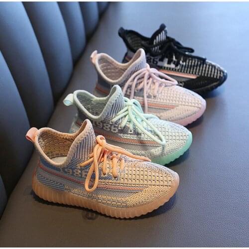 New Spring Boys Girls coconut shoes Fashion Sneakers Baby/Toddler Children Sport Shoes Soft light breathable mesh Running Shoes