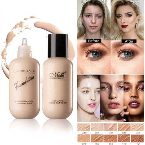 Foundation Lotion 10 Color Matte Mist Face Wash Nude Face Without Makeup Quick