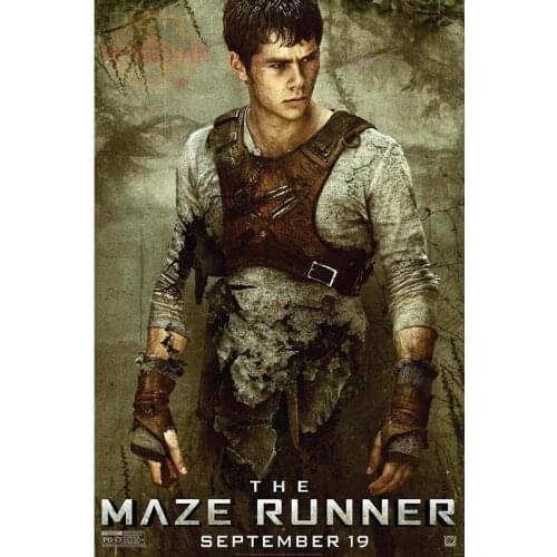 Best Nice The Maze Runner Poster Fabric Cloth Poster Room Decor Canvas Poster Fashion Modern Silk Posters As A Gift