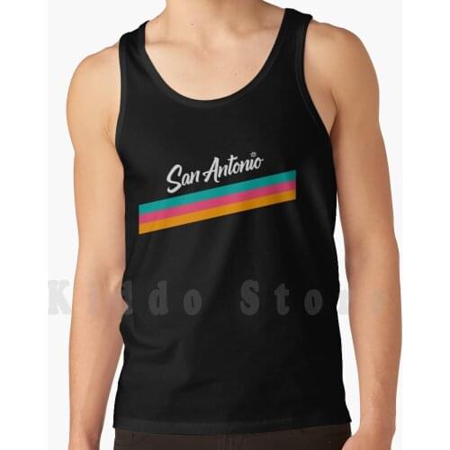 Fiesta City Jersey 2020-21 tank tops vest 100% Cotton San Antonio Texas Spurs Fiesta City Edition Basketball